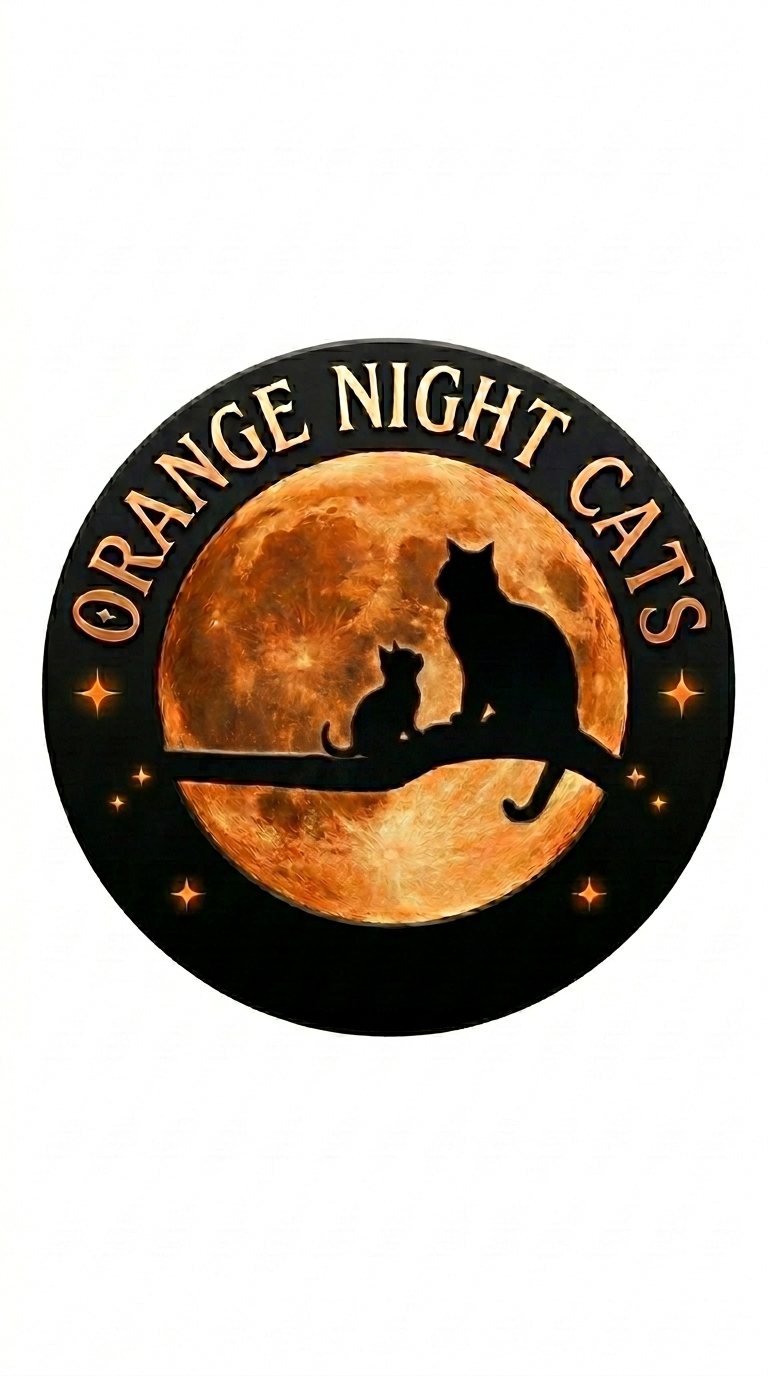 OrangeNight Cats Logo